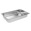 Picture of Matfer Bourgeat Stainless Steel 1/1 Gastronorm Tray 100mm - K048