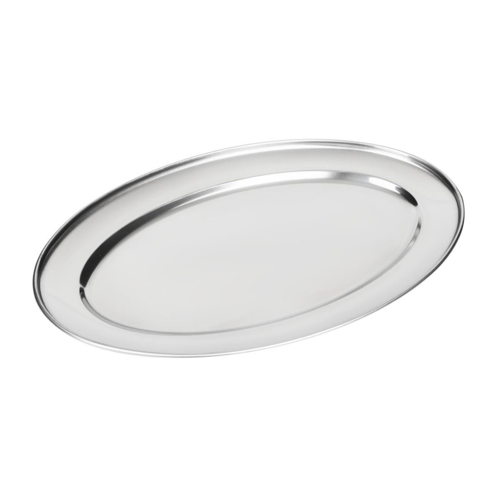 Picture of Olympia Stainless Steel Oval Serving Tray 605mm - K369