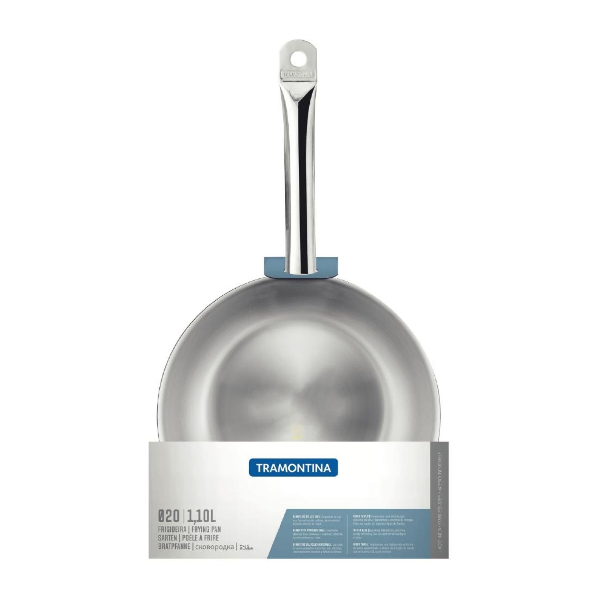 Picture of Tramontina Stainless Steel Triple Base Frying Pan 20cm - JC943