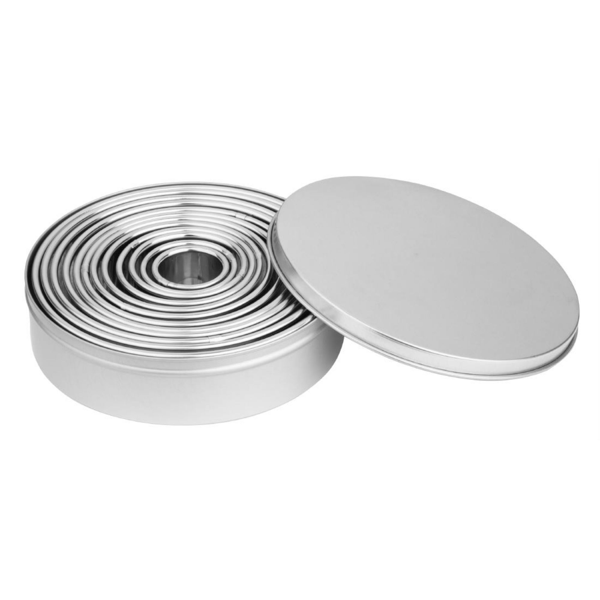 Picture of Vogue Stainless Steel Round Plain Cutters (Pack 12) - JB551