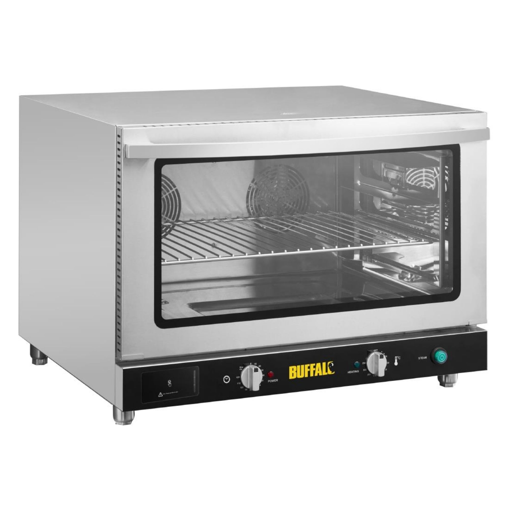 Picture of Buffalo Bakery Convection Oven with Steam 100Ltr Three Phase - JB189