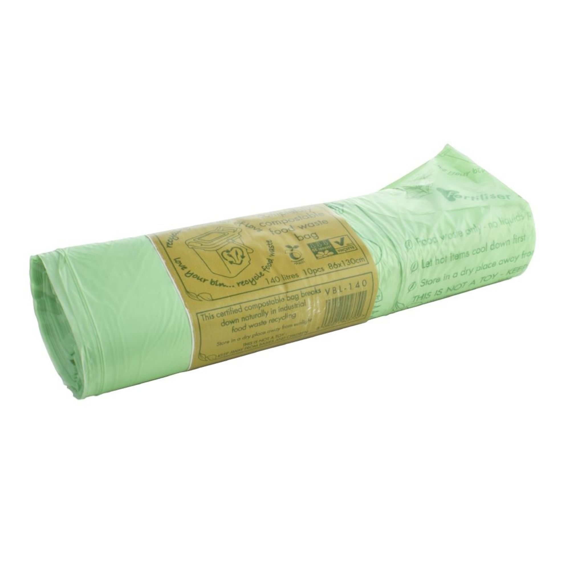 Picture of Vegware Compostable Bin Bags 140Ltr (10 Pack) - JB829