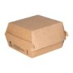Picture of Notpla 6" Clamshell Burger Boxes - Kraft (300 Pack) - JB805