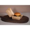 Picture of Notpla 6" Clamshell Burger Boxes - Kraft (300 Pack) - JB805