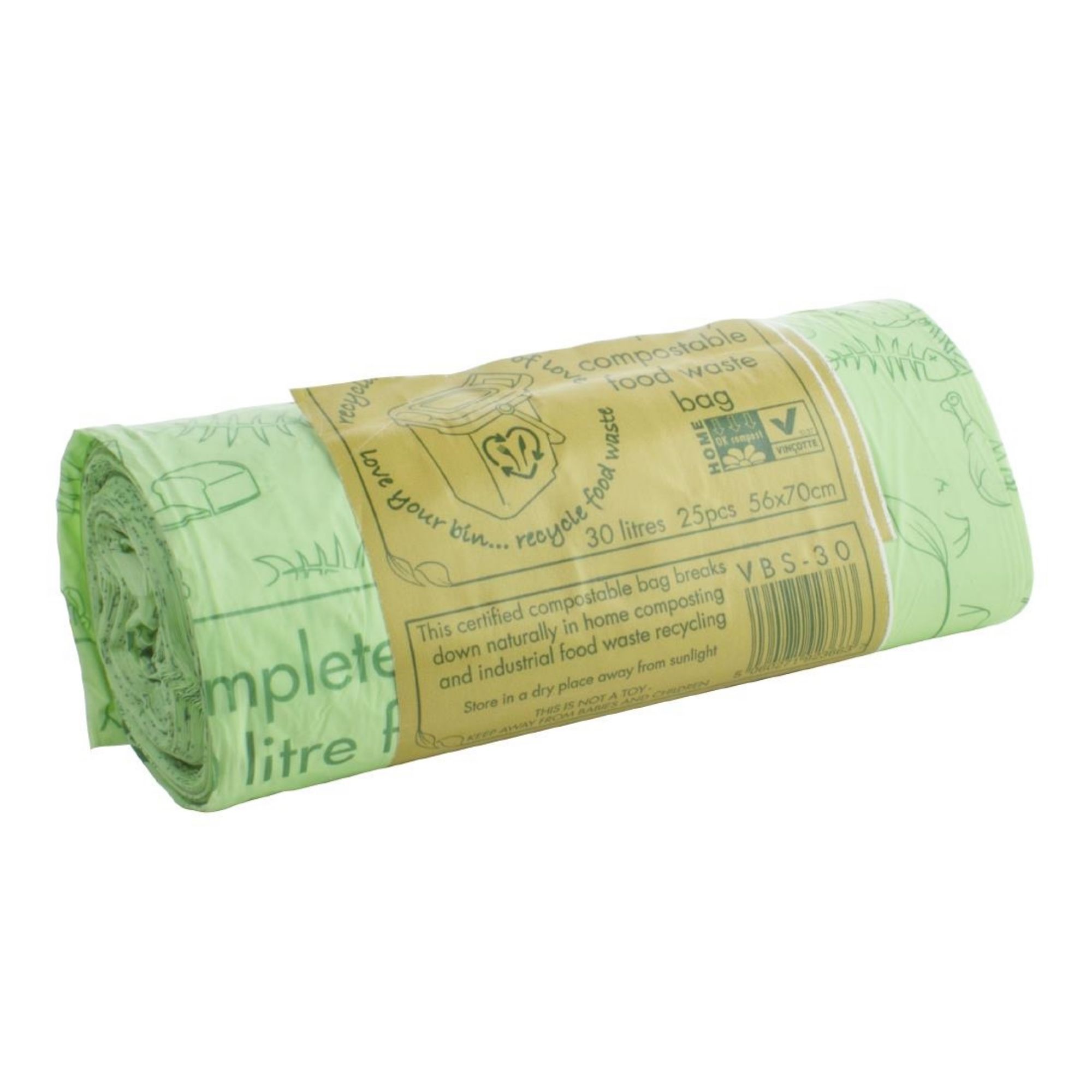 Picture of Vegware Compostable Bin Bags 30Ltr (25 Pack) - JB828