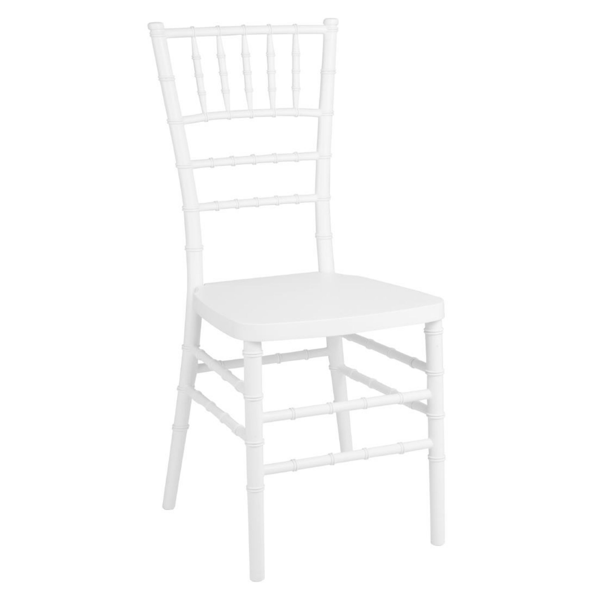 Picture of Bolero Chiavari Polypropylene Chairs White (4 Pack) - JA998