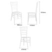 Picture of Bolero Chiavari Polypropylene Chairs White (4 Pack) - JA998