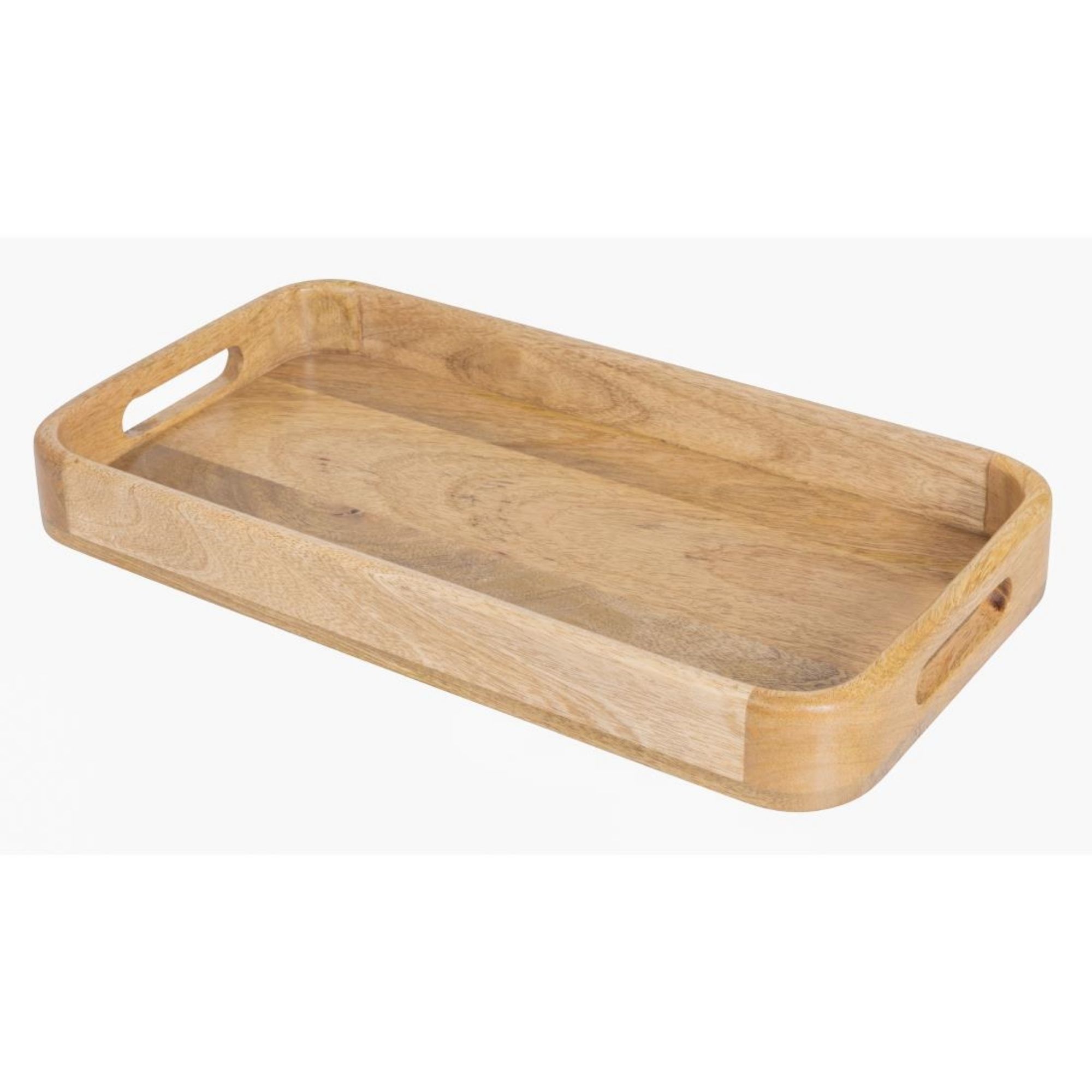 Picture of Olympia Mango Wood Rectangular Deep Sided Tray 430x230mm - JA888
