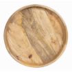 Picture of Olympia Mango Wood Round Deep Sided Tray 400mm - JA886