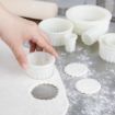 Picture of Vogue Serrated Round Pastry Cutters Nylon (Pack 9) - JA523