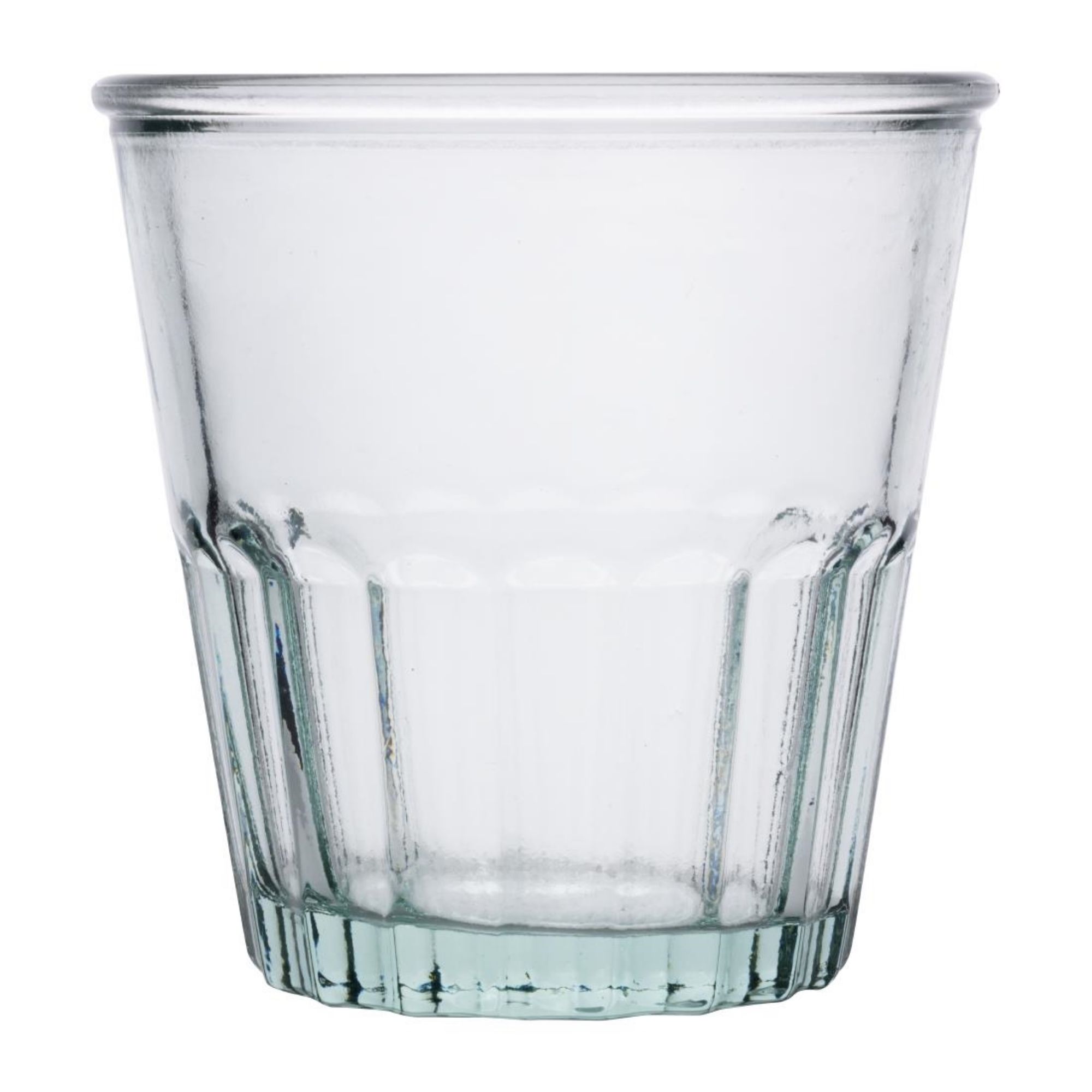 Picture of Olympia Recycled Glass Fluted Rocks Tumblers 250ml (6 Pack) - JA332