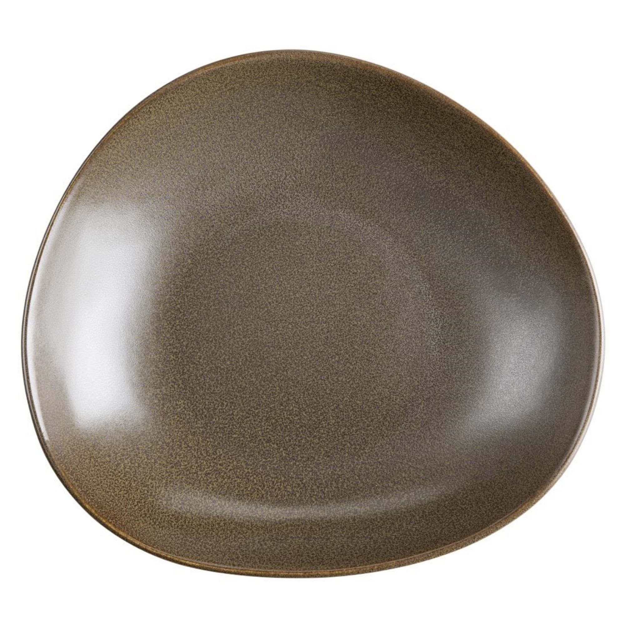 Picture of Olympia Ember Mahogany Triangle Bowls 245x220mm (4 Pack) - JA560