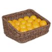 Picture of Olympia Polywicker Rectangular Display Basket Dark Brown 360x300mm - JA362
