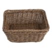Picture of Olympia Polywicker Square Basket Dark Brown 230x230mm - JA361