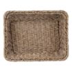 Picture of Olympia Polywicker Rectangular Basket Dark Brown 300x230mm - JA360