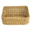 Picture of Olympia Polywicker Rectangular Display Basket Light Brown 360x300mm - JA355