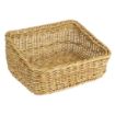 Picture of Olympia Polywicker Rectangular Display Basket Light Brown 360x300mm - JA355
