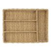 Picture of Olympia Polywicker Cutlery Organiser Light Brown 340x250mm - JA350