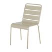 Picture of Bolero Amalfi Slatted Steel Side Chairs Taupe (4 Pack) - HZ819