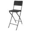 Picture of Bolero Folding Bar Chairs Black Wood-Effect (2 Pack) - HZ893