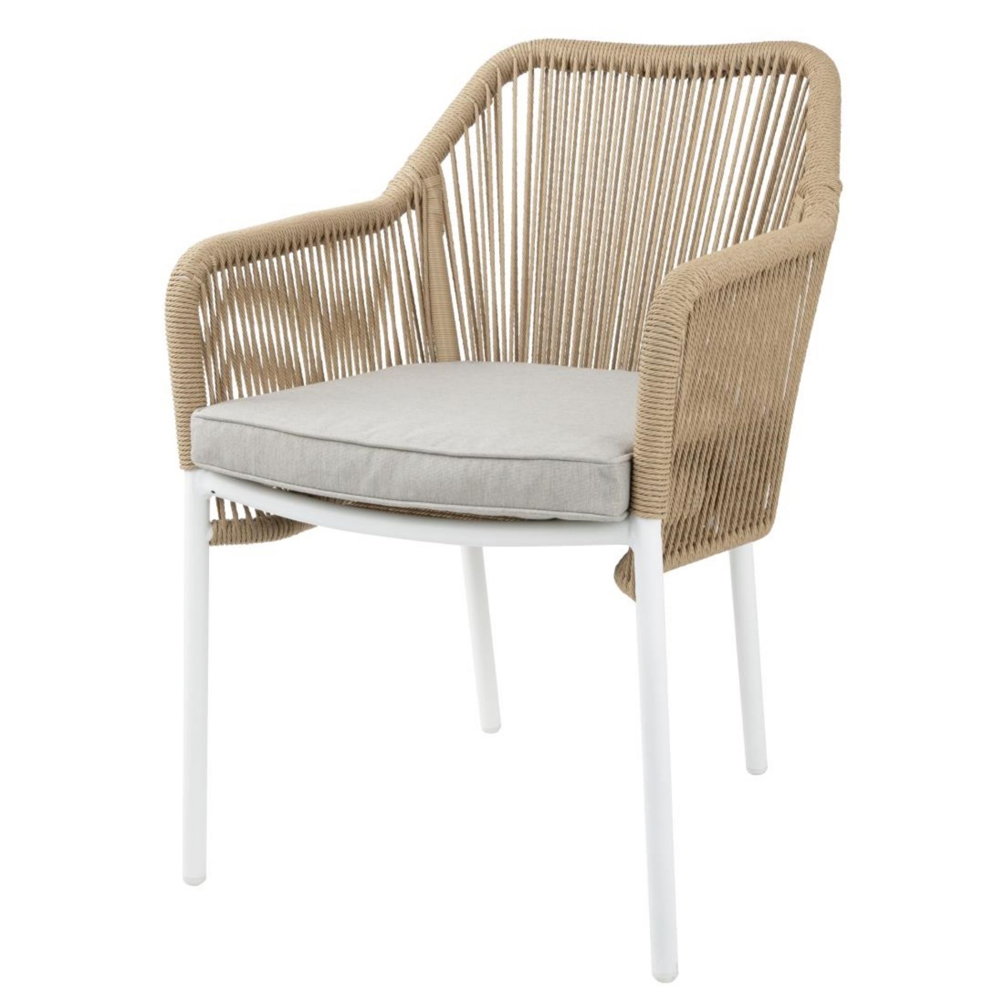 Picture of Bolero Bay PE Twist Rattan Outdoor Armchair Honey (2 Pack) - HZ596