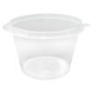 Picture of Fiesta Recyclable Portion Pots with Lids 100ml (50 Pack) - HZ578