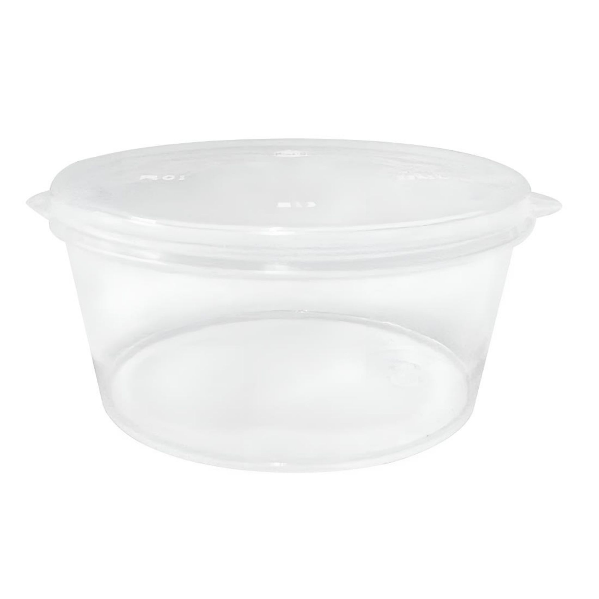 Picture of Fiesta Recyclable Portion Pots with Lids 25ml (50 Pack) - HZ576
