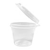 Picture of Fiesta Recyclable Portion Pots with Lids 50ml (50 Pack) - HZ577