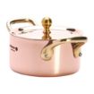 Picture of De Buyer Inocuivre Mini Saucepan with Brass Handles 10cm - HZ627