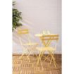 Picture of Bolero Perth Mellow Yellow Pavement Style Round Table 600mm - HZ369