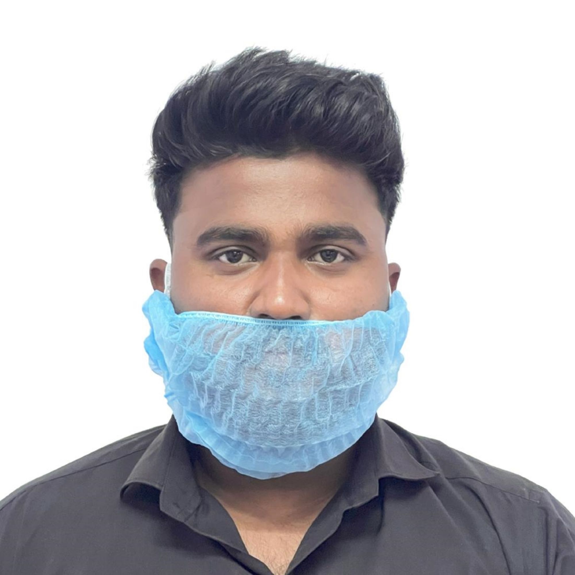 Picture of Hygiplas Beard Snoods - Blue (50 Pack) - HZ506