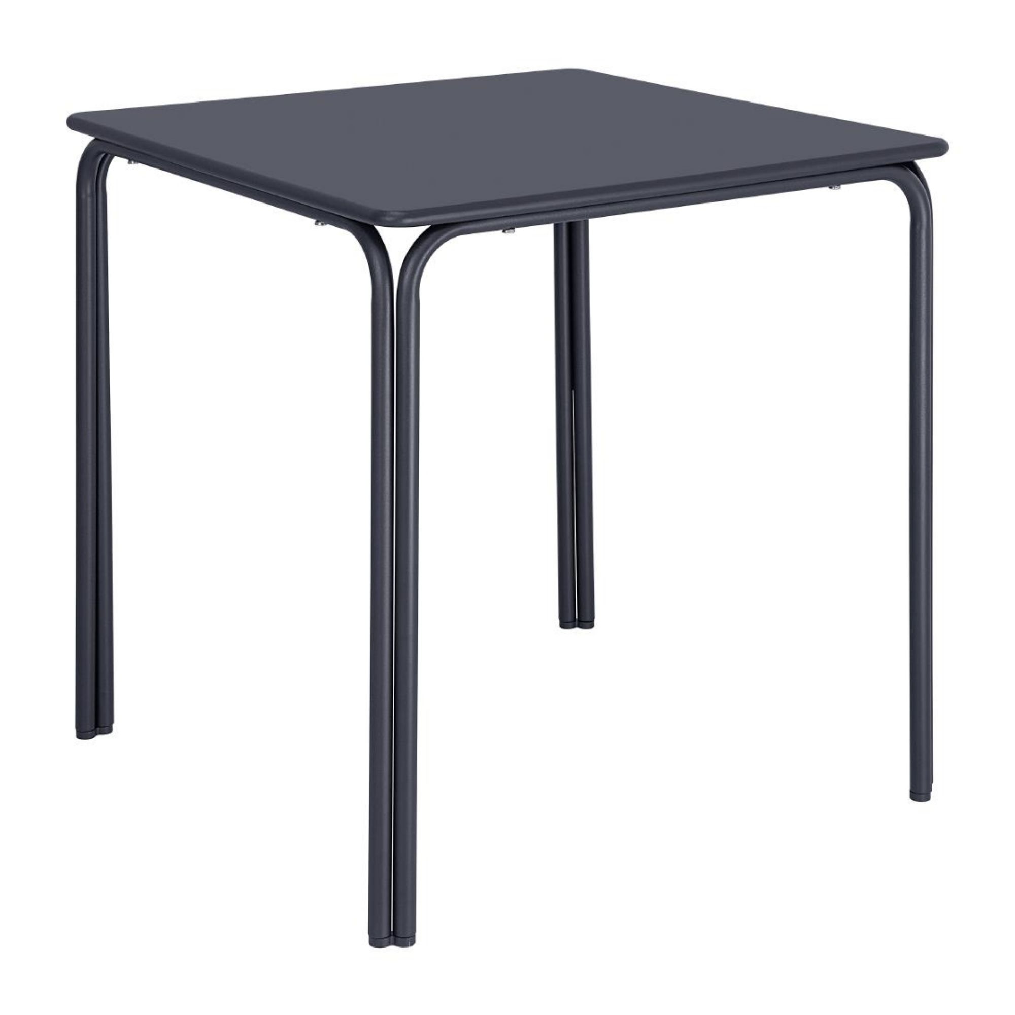 Picture of Bolero Adeline Steel Square Table 700mm Slate Blue - HZ355