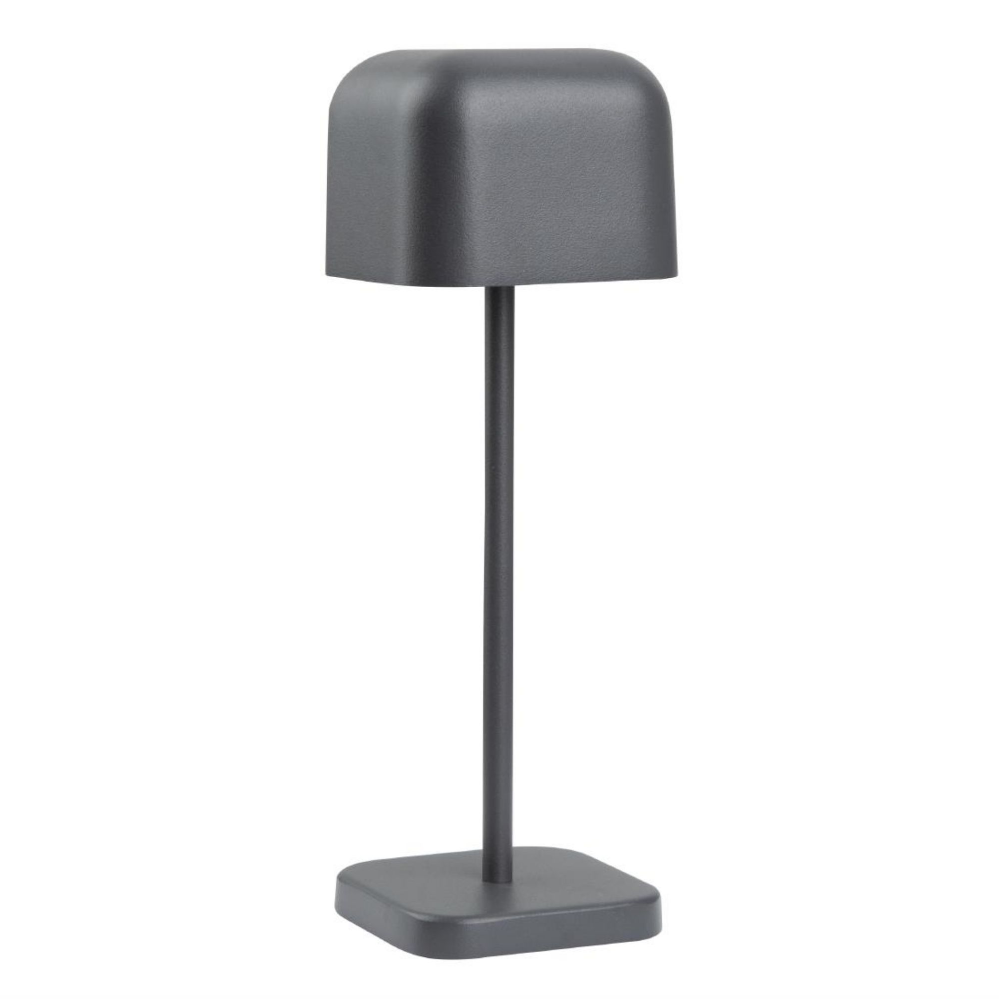 Picture of Olympia Lucca Table Lamp Squared Dome Grey 200mm - HZ207