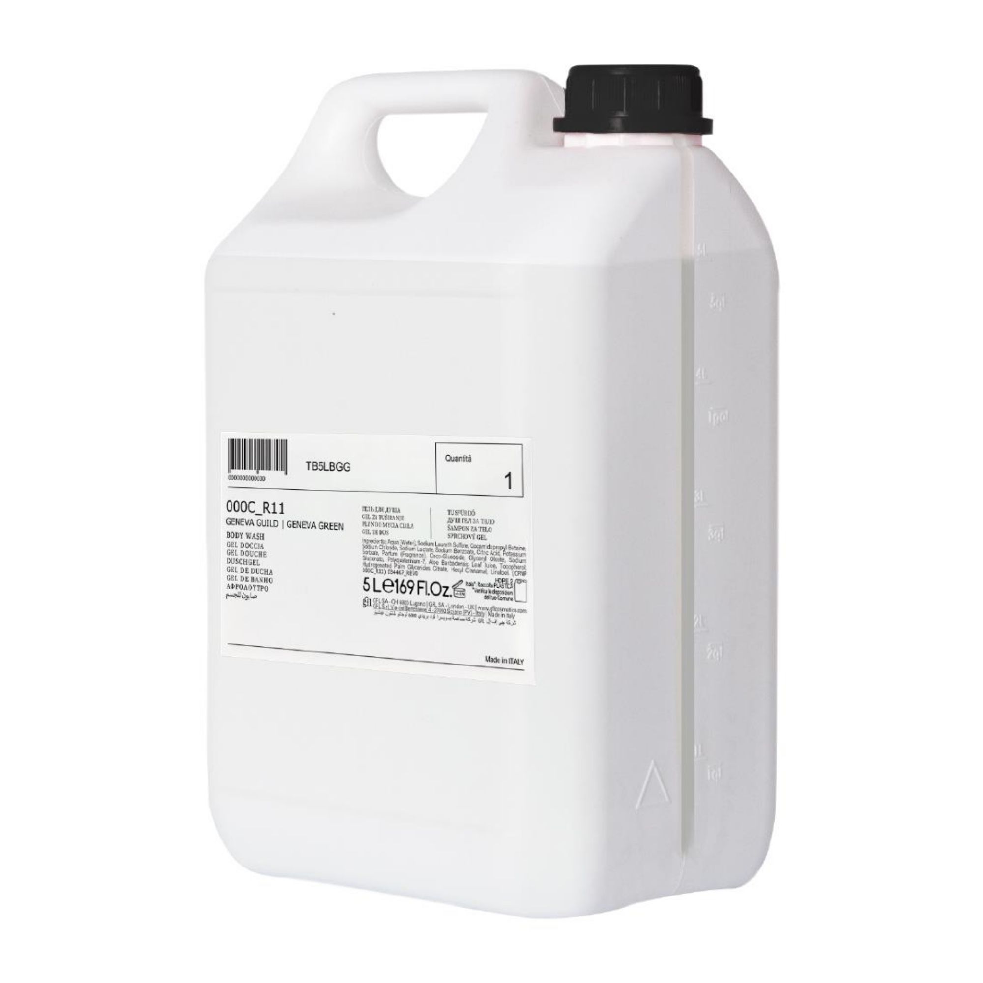 Picture of Geneva Guild Body Wash Pump Bottle 5Ltr Refill (2 pack) - HZ174