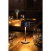 Picture of Olympia Siena Table Lamp Round Dome Grey 200mm - HZ203
