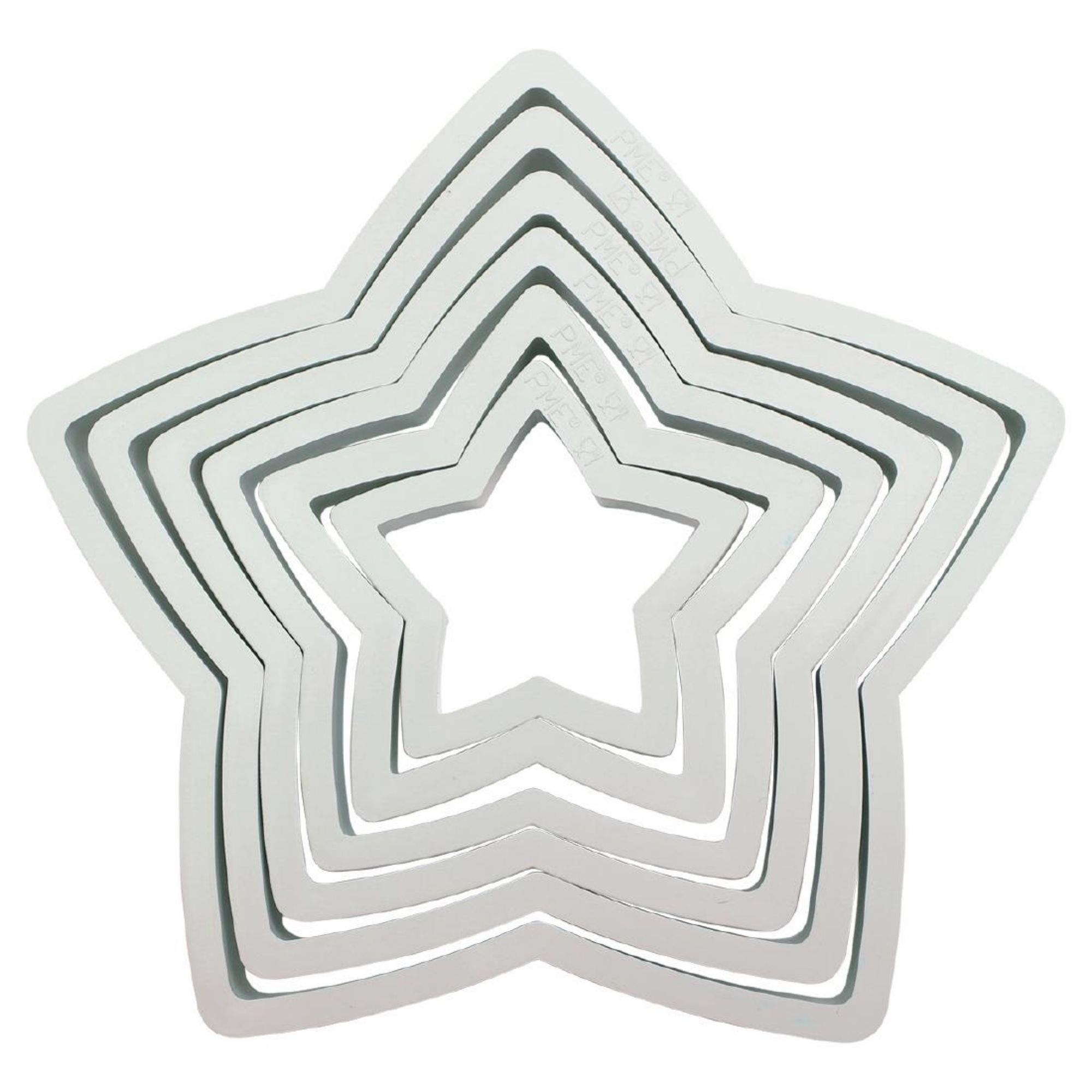 Picture of PME Classic Star Shape Cutter (6 Pack) - HZ044