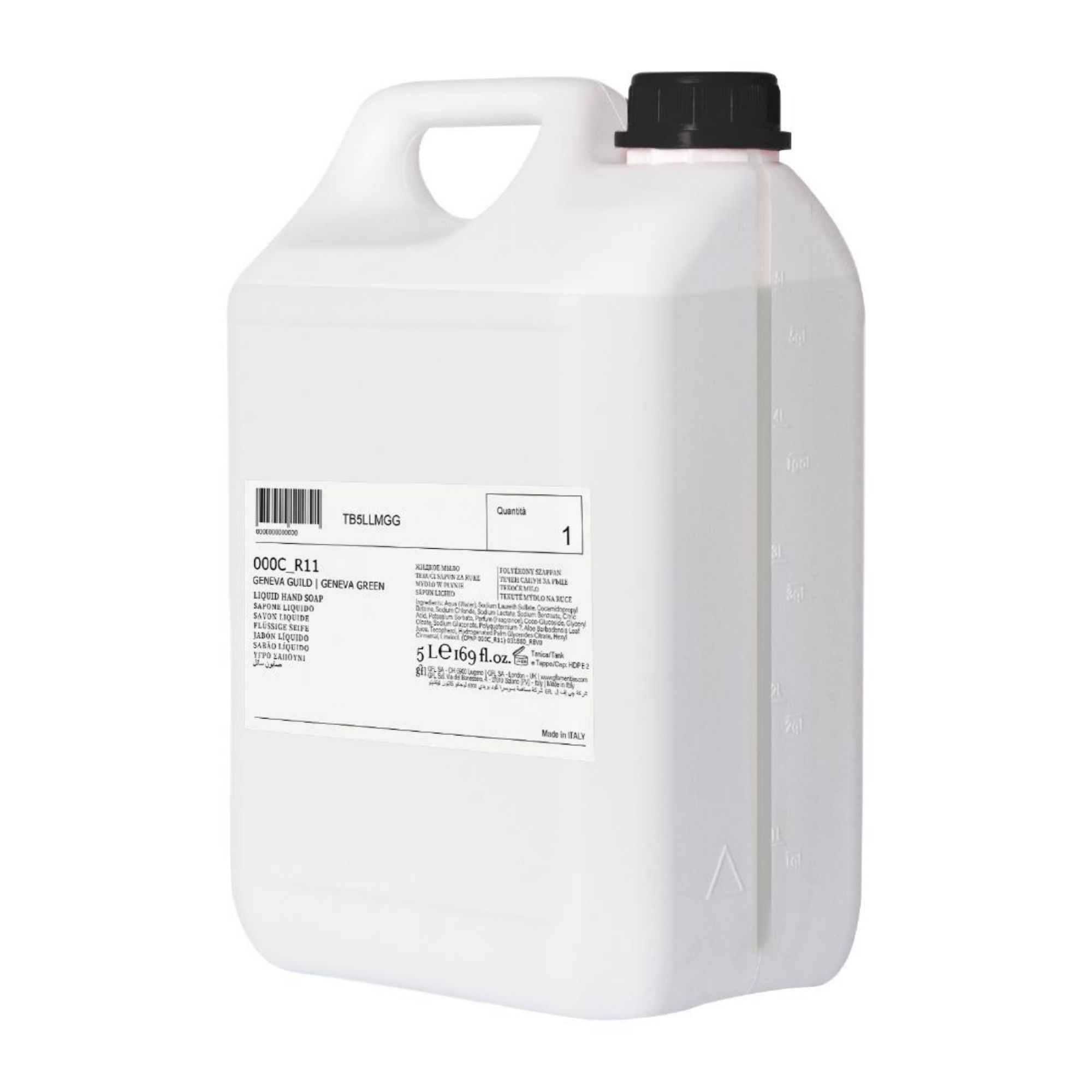 Picture of Geneva Guild Liquid Hand Soap Pump Bottle 5Ltr Refill (2 pack) - HZ177