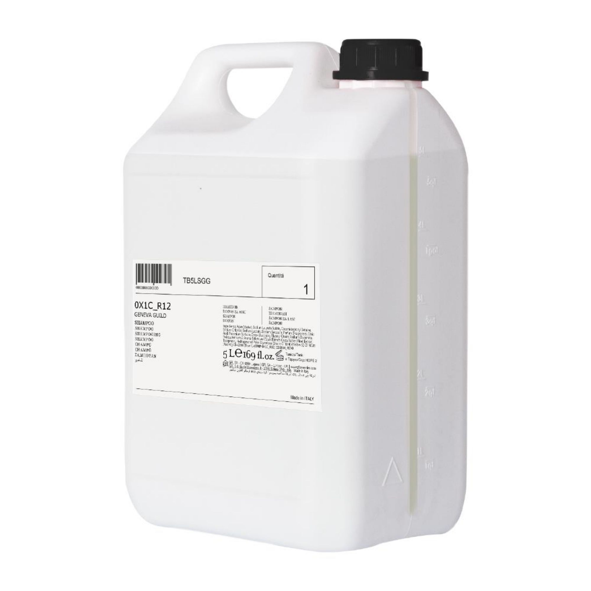 Picture of Geneva Guild Shampoo Pump Bottle 5Ltr Refill (2 Pack) - HZ175