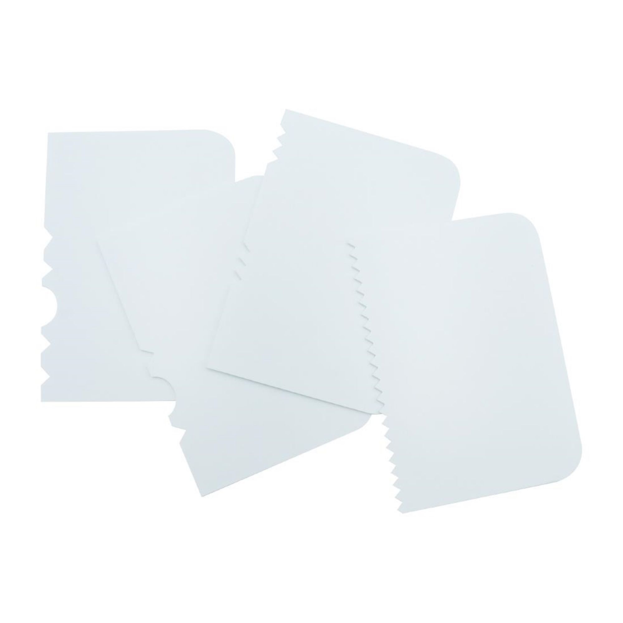 Picture of PME Side Scrapers Patterned Edge Plastic (4 Pack) - HZ040