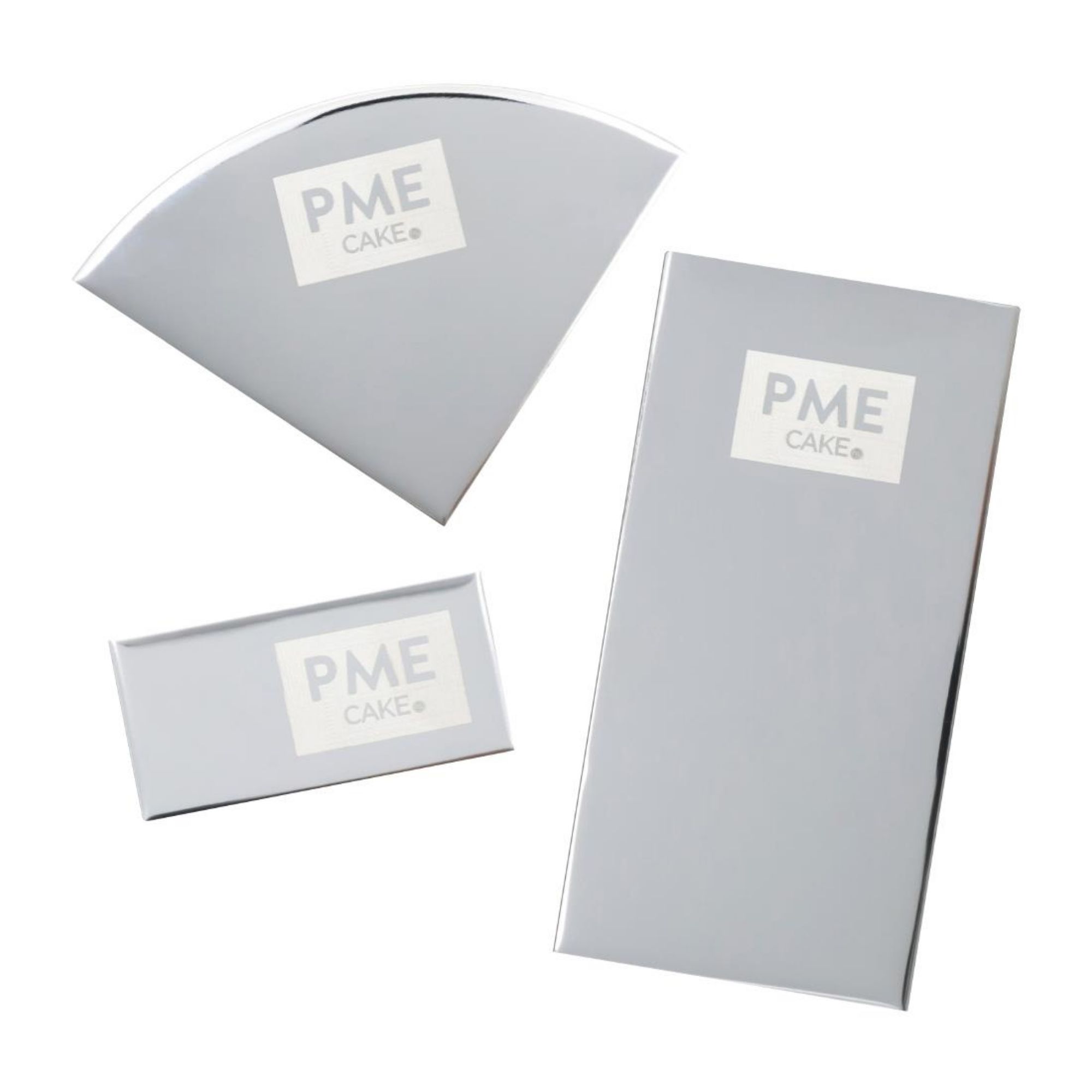 Picture of PME Mini Flexible Icing Side Scrapers (3 Pack) - HZ038