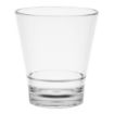 Picture of Olympia Kristallon Polycarbonate Stacking Tumblers - Clear 250ml (6 Pack) - HZ080