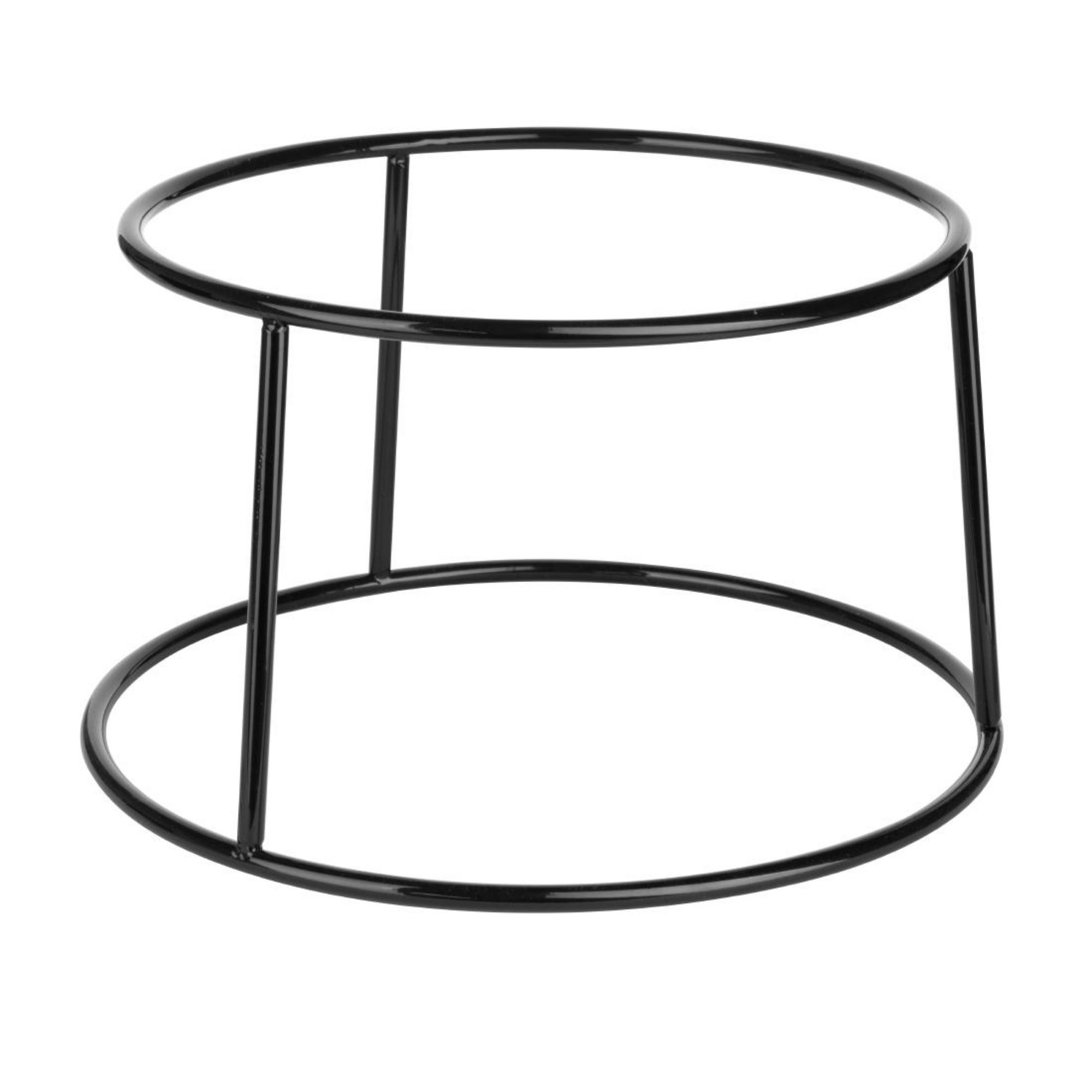 Picture of Olympia Non-Slip Riser Round Multi Black Wire 230x260x150mm - HY986