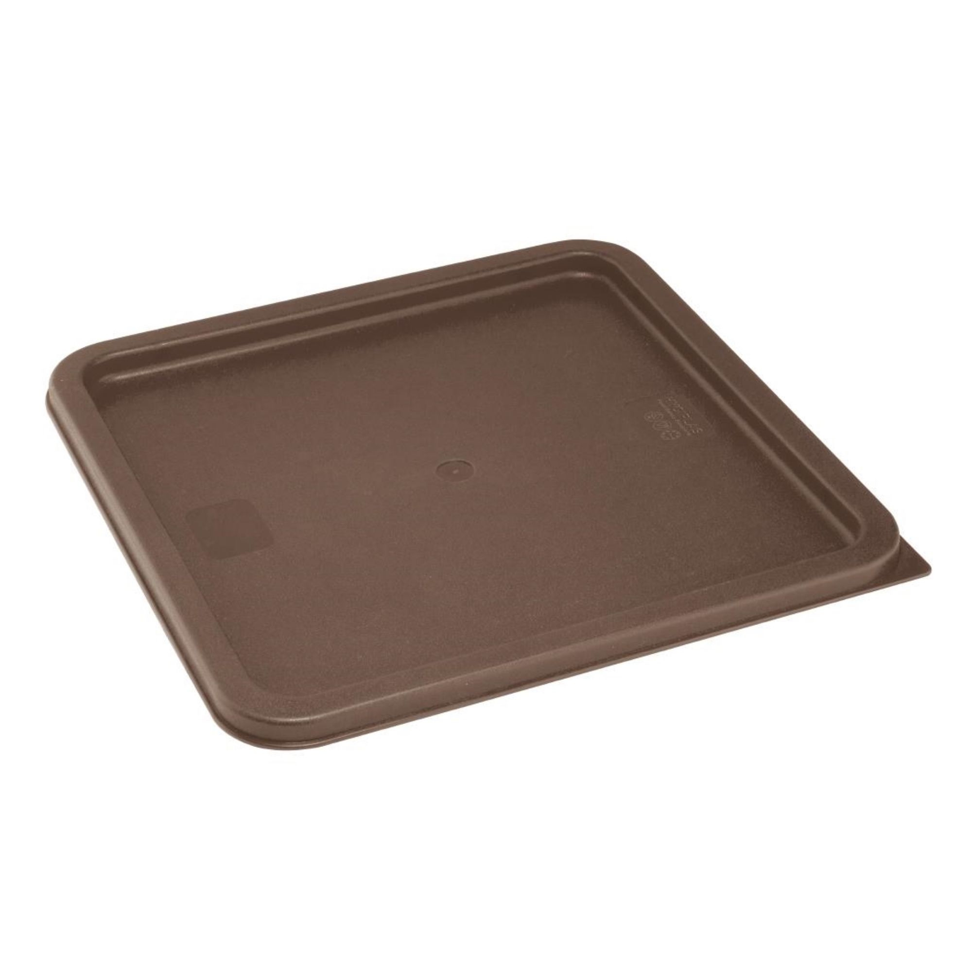 Picture of Hygiplas Square Food Storage Container Lid Brown Large - HY424