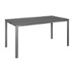 Picture of Bolero Valletta Grey Slatted Outdoor Table 1560mm - HZ020