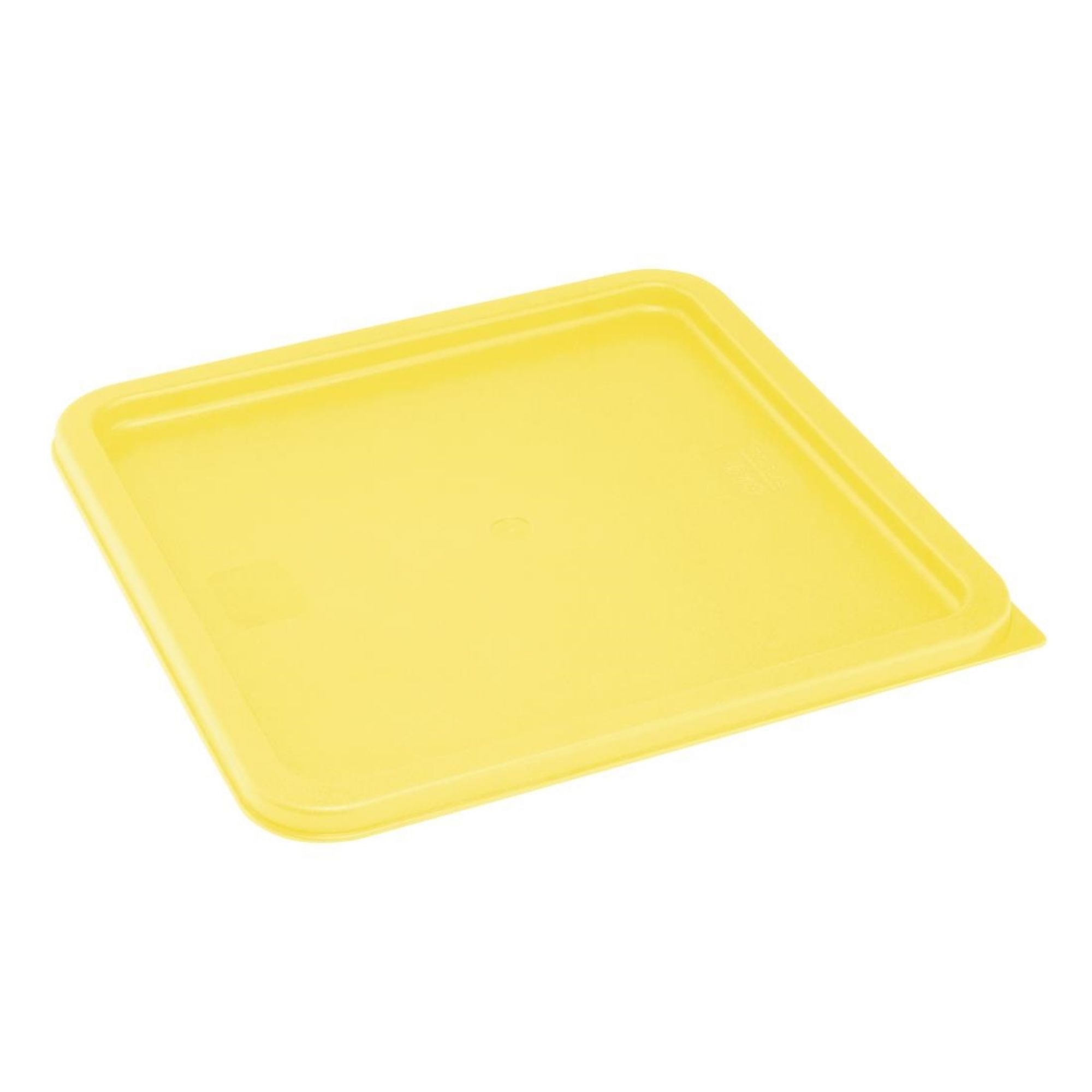 Picture of Hygiplas Square Food Storage Container Lid Yellow Large - HY421