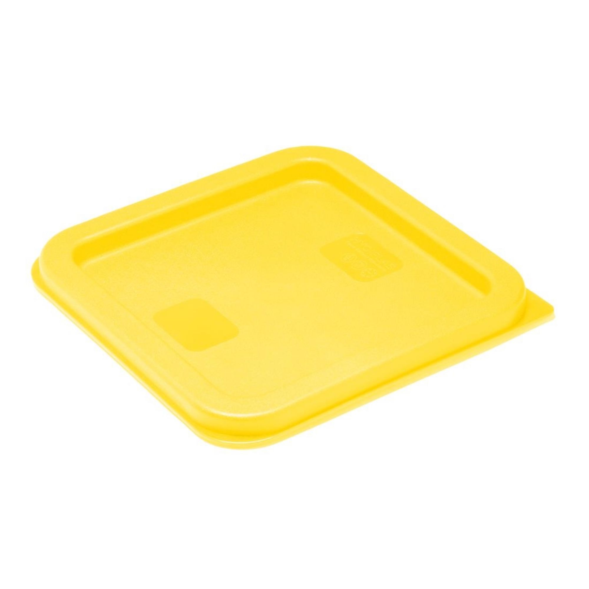 Picture of Hygiplas Square Food Storage Container Lid Yellow Small - HY419