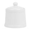 Picture of Olympia Whiteware Pier Sugar Bowls with Lids 250ml (6 Pack) - HY547