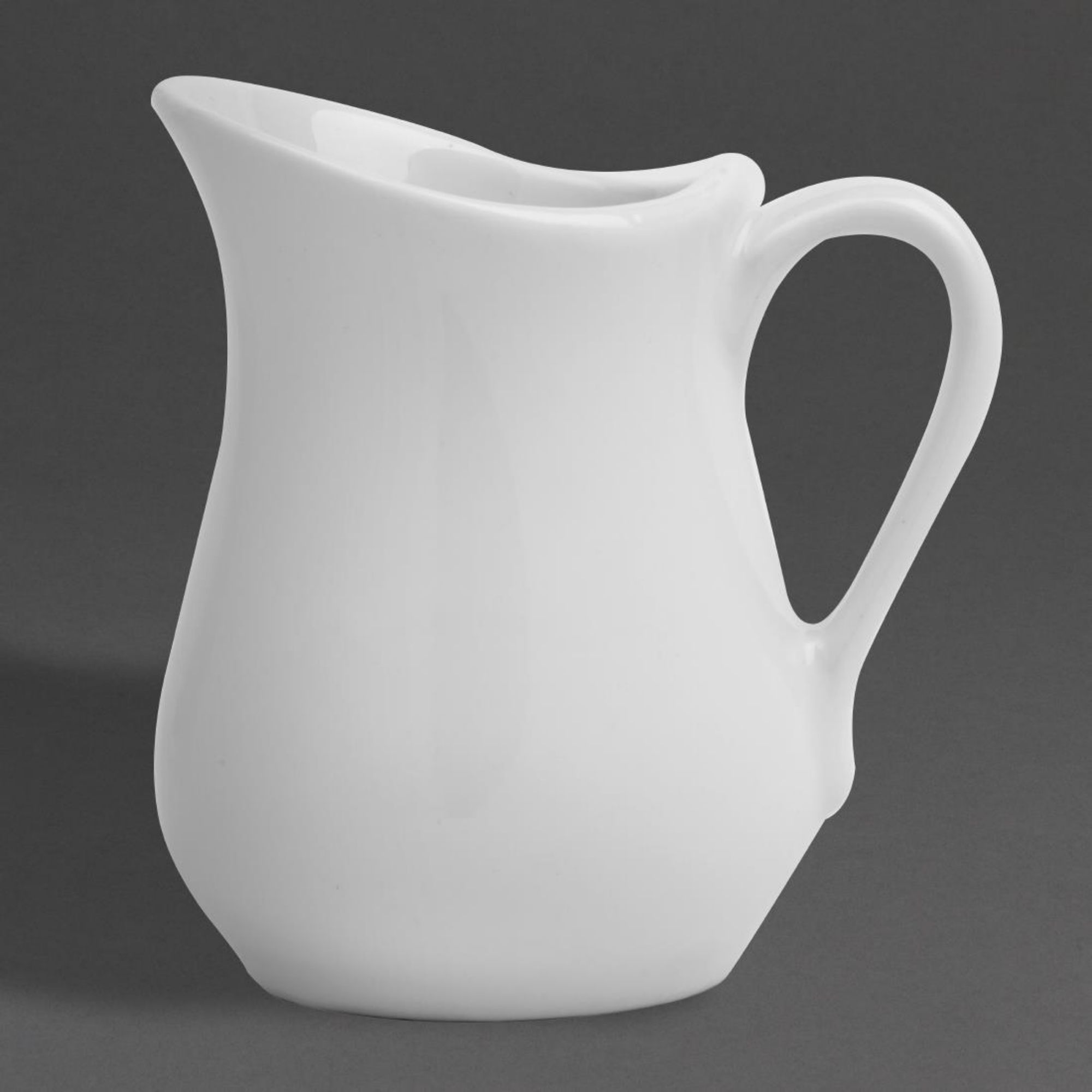 Picture of Olympia Whiteware Fine Jugs 100ml (12 Pack) - HY542