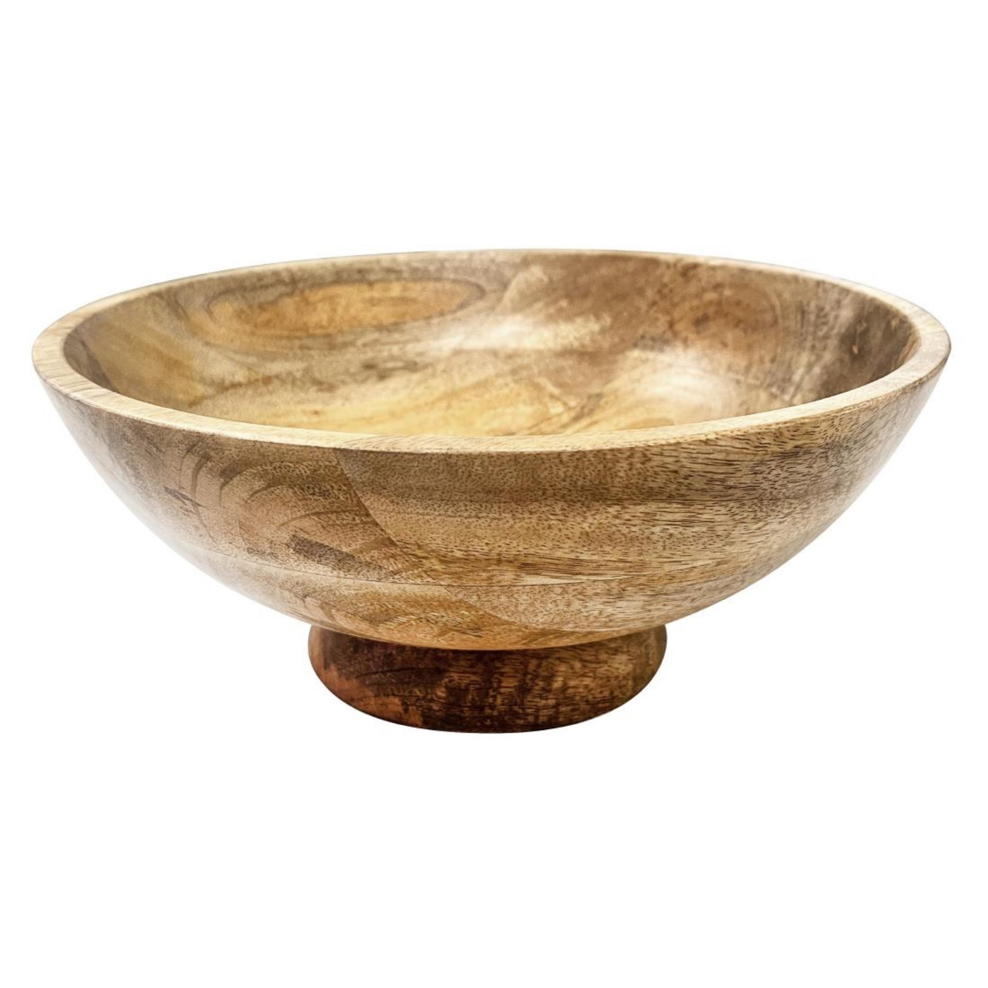 Picture of Olympia Footed Bowl Mango Wood 280mm - HY758