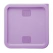 Picture of Hygiplas Square Food Storage Container Lid Purple Large - HY427